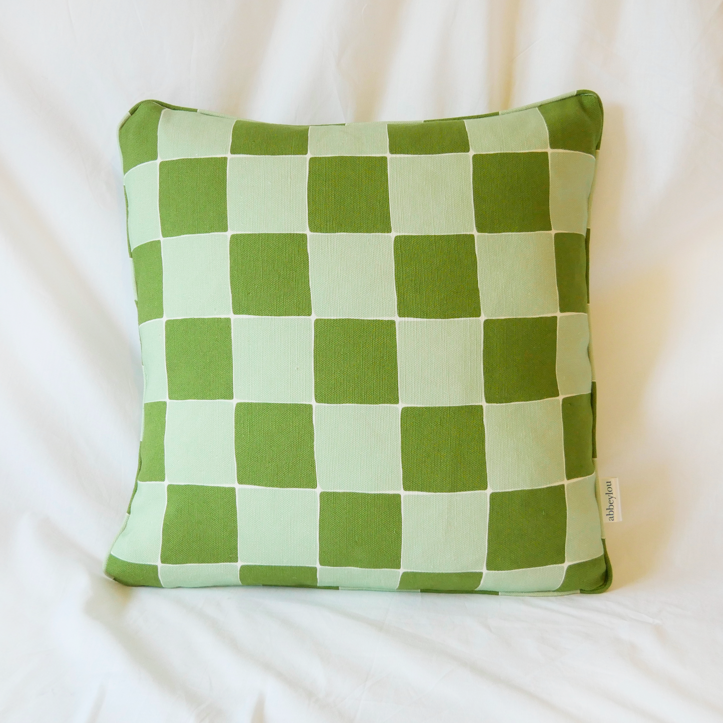 Tilly Cushion - Forest & Sage