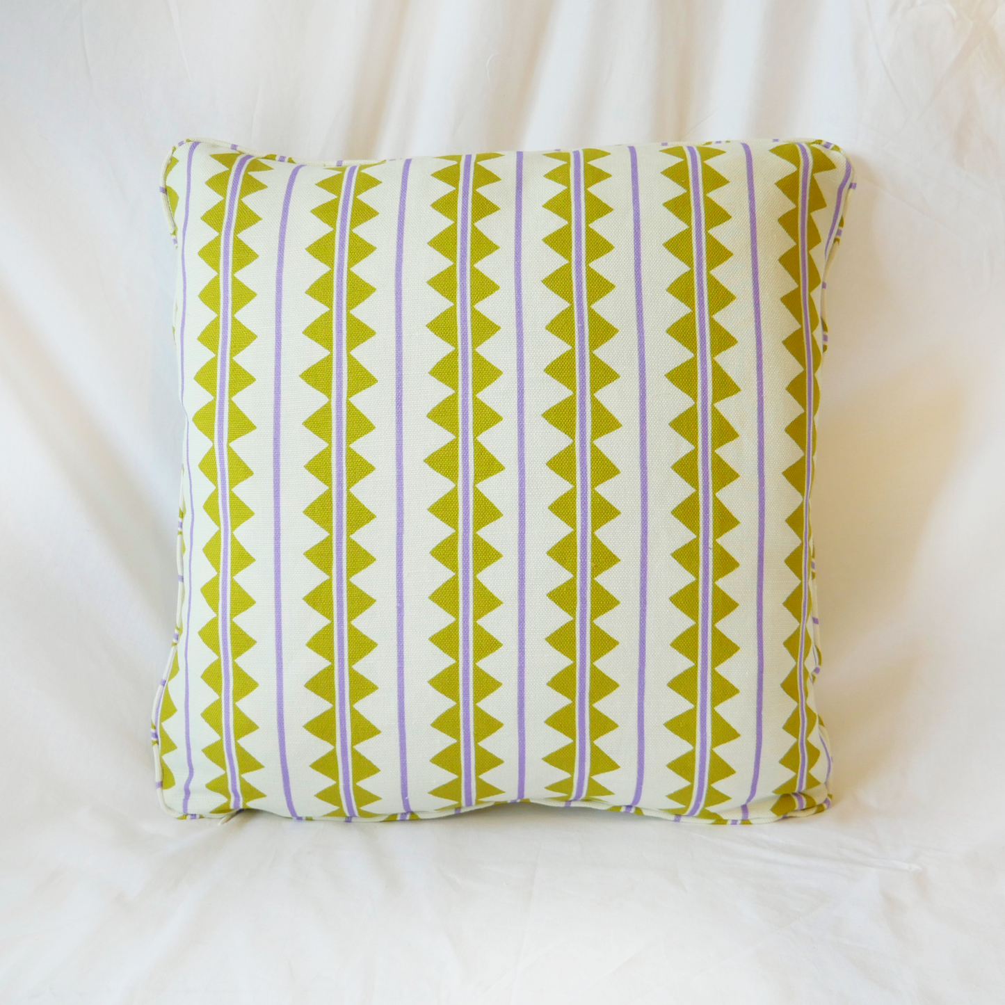Ziggy Cushion - Mustard & Periwinkle