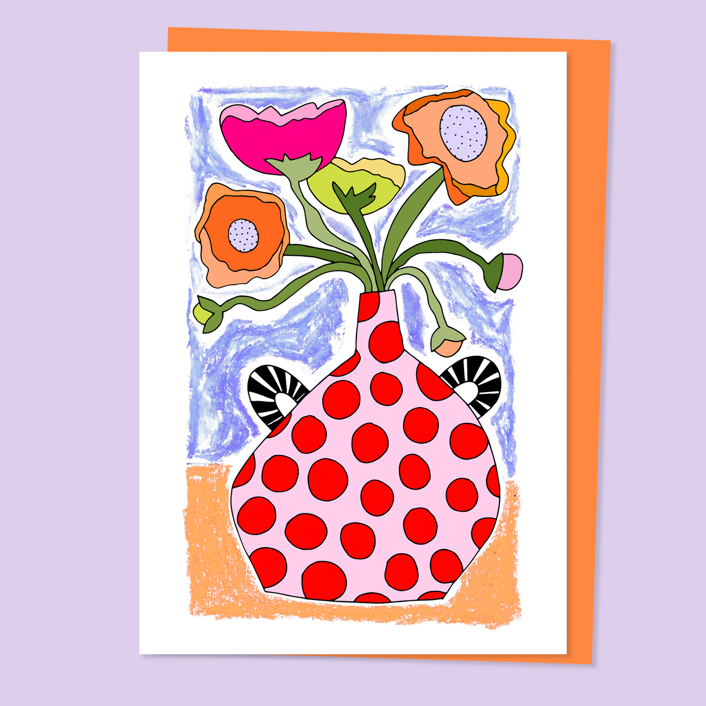 Flowers in a Vase Card