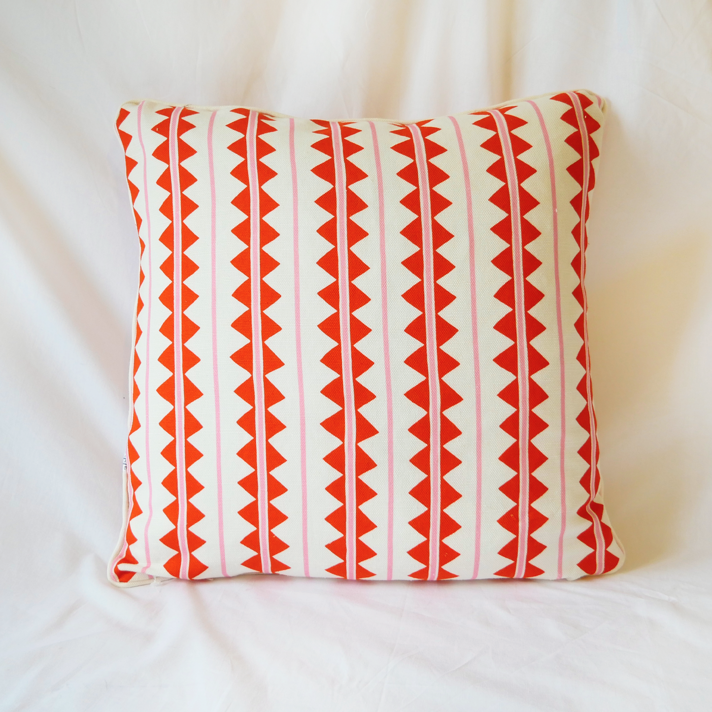 Ziggy Cushion - Red & Pink