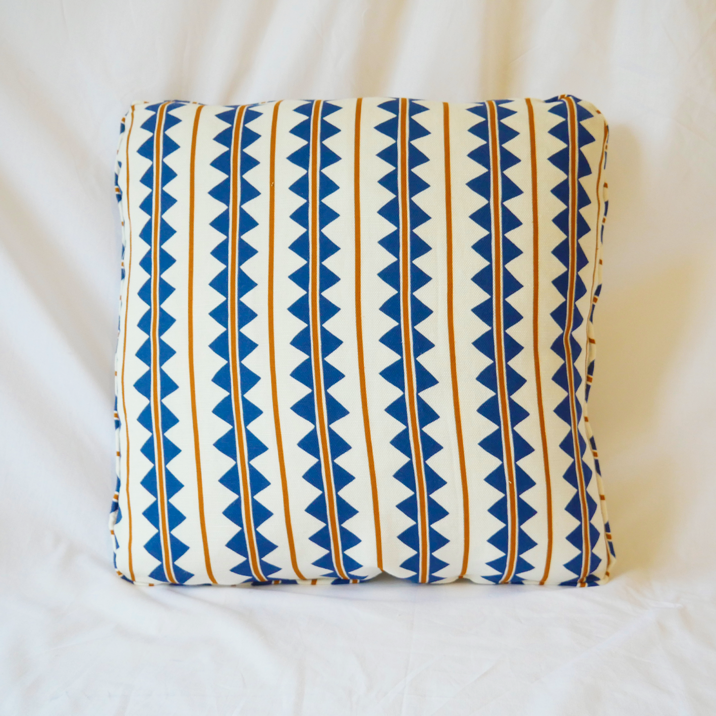 Ziggy Cushion - Navy + Terracotta