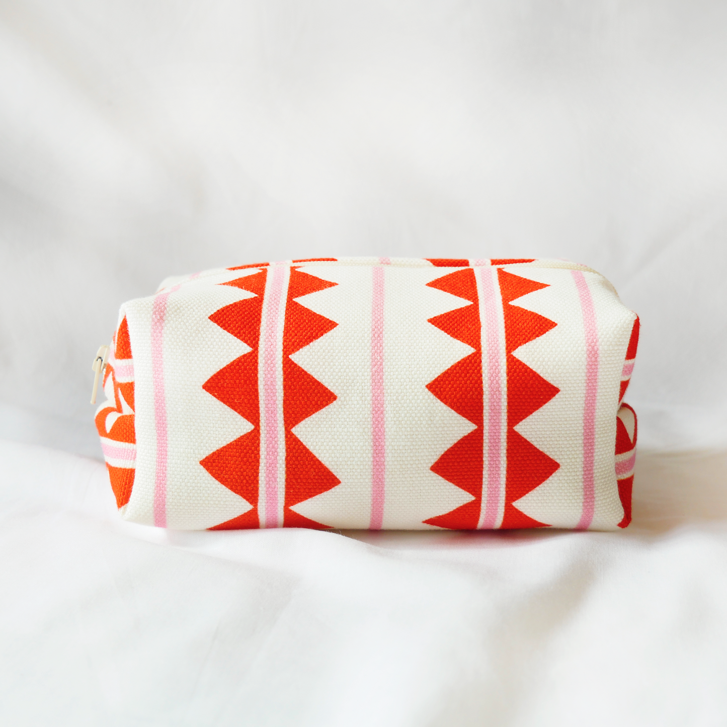 Ziggy Make-Up Bag - Pink & Red