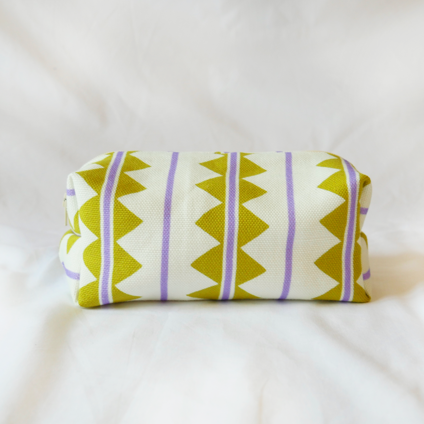 Ziggy Make-Up Bag - Mustard & Periwinkle